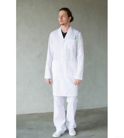 Медицинский мужской халат Леон фото