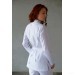 Медицинский женский костюм Милана белый фото