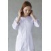 Белый женский медицинский халат Полина фото